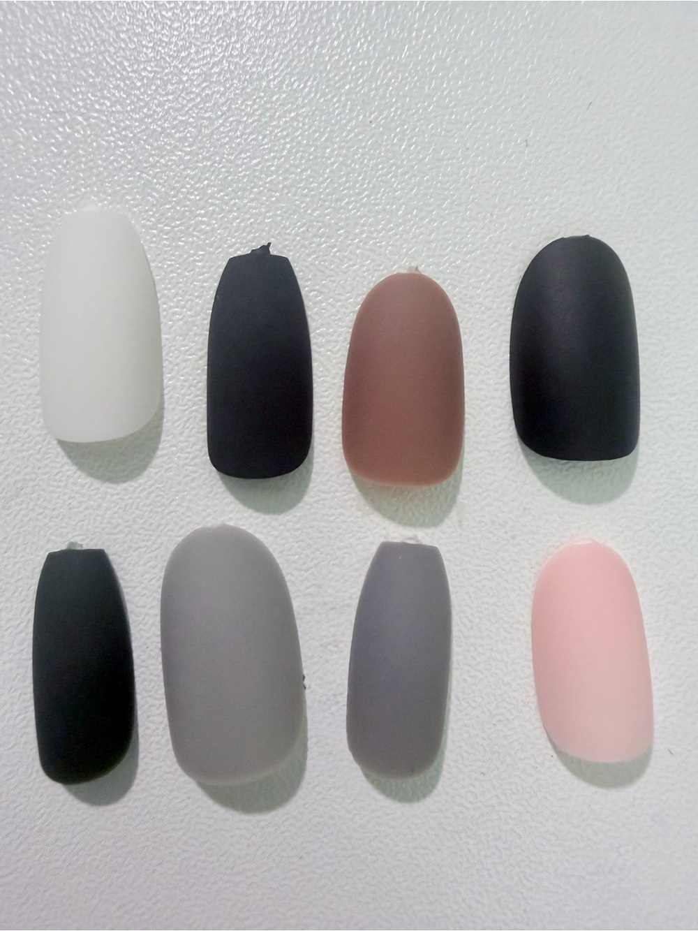 8 Press-on Nail Packs - Matte, Coffin and Rounded